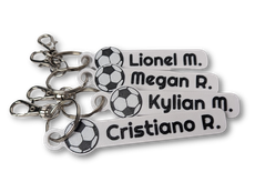 Soccer Personalized Keychain