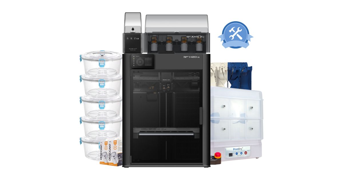 Bambu Lab H2D Pro with Dryer Solution Bundle | MatterHackers