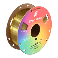 PolyMaker Panchroma Dual Silk Crown (Gold-Silver) PLA Filament - 1.75mm (1kg)