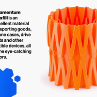 Fillamentum Sky Blue Flexfill TPU 92A Filament - 2.85mm (0.5kg)