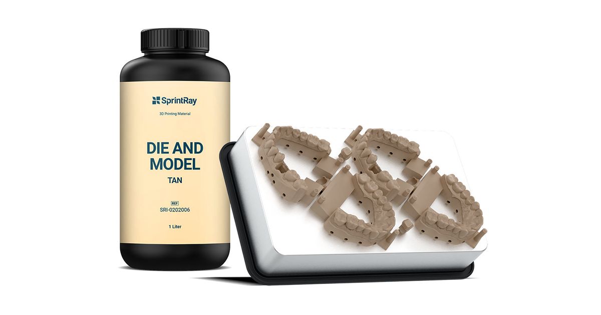 SprintRay Die and Model Resin - Tan | MatterHackers