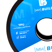 Gray MH Build Series TPU Flexible Filament - 1.75mm (1kg)