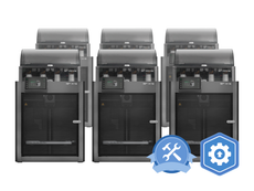 Bambu Lab X1E 3D Printer Installation & Training Package - 6 Pack w/ 2-Year Extended Warranty