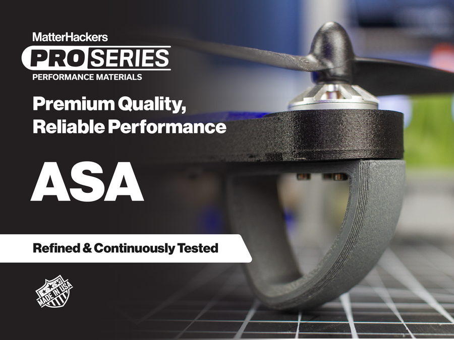 White PRO Series ASA Filament - 1.75mm (1kg)