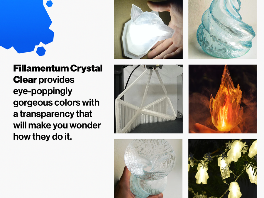 Fillamentum Crystal Clear Smaragd Green PLA Filament - 2.85mm (0.75kg)