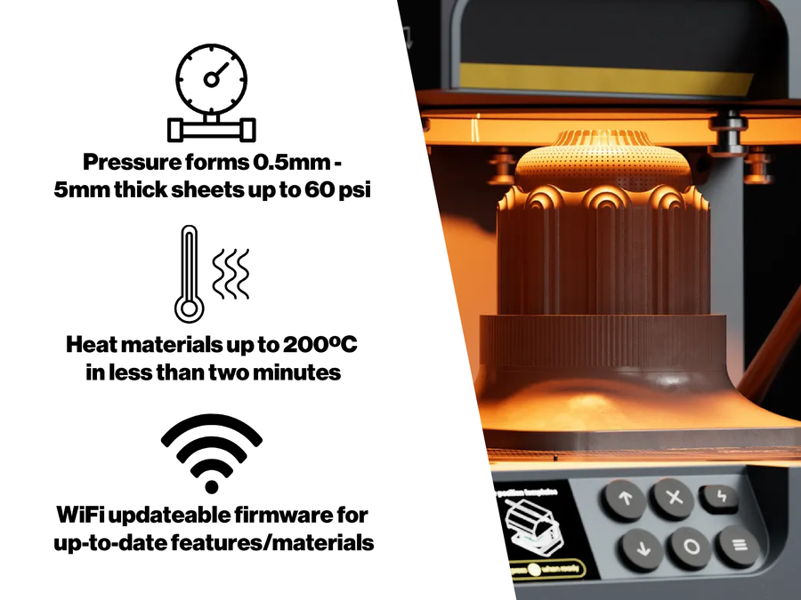 Mayku Multiplier Industrial Desktop Pressure Former with 1 Year Extended Warranty