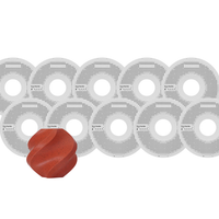 Bambu Lab Red Granite Marble PLA Filament 10 Pack - 1.75mm (1kg)