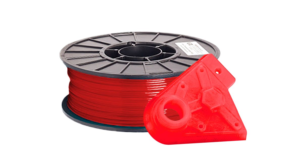 Translucent Red PRO Series PLA Filament - 1.75mm (1kg) | MatterHackers