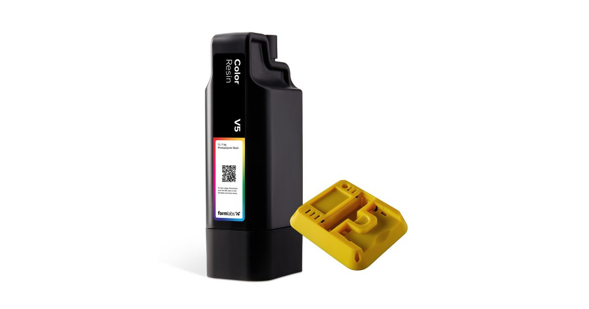 Formlabs Form 4 V5 Golden Yellow Color Resin (1L) | MatterHackers