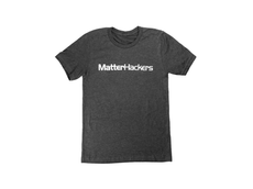 MatterHackers Printed Heather T-Shirts Dark Grey Heather Medium