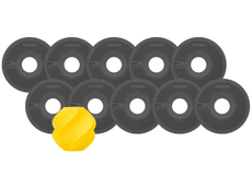 Bambu Lab Yellow PA6-GF Filament - 1.75mm (1kg) 10 Pack