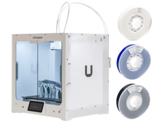 UltiMaker S6 3D Printer - With Flex Build Plate and UltiMakerCare Plan (2 Year) - 3 PLA Spools Bundle