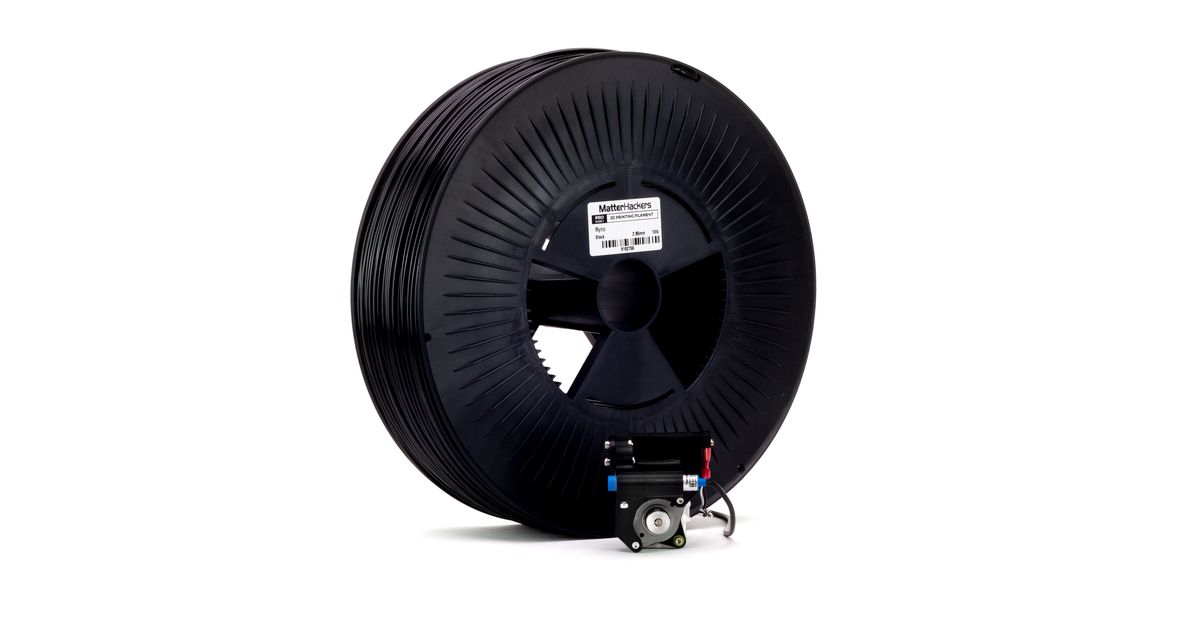 Black PRO Series Ryno Filament - 1.75mm (5lb) | MatterHackers