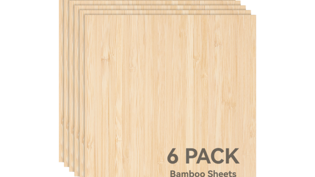 Bambu 3mm Bamboo Board (6 pcs) | MatterHackers