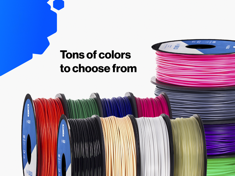 Black MH Build Series PLA Filament - 2.85mm (1kg)