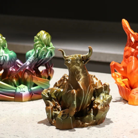 PolyMaker Panchroma Gradient Silk Rainbow PLA Filament - 1.75mm (1kg)