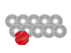 Bambu Lab Red TPU HF 95A Filament 10 Pack - 1.75mm (1kg)