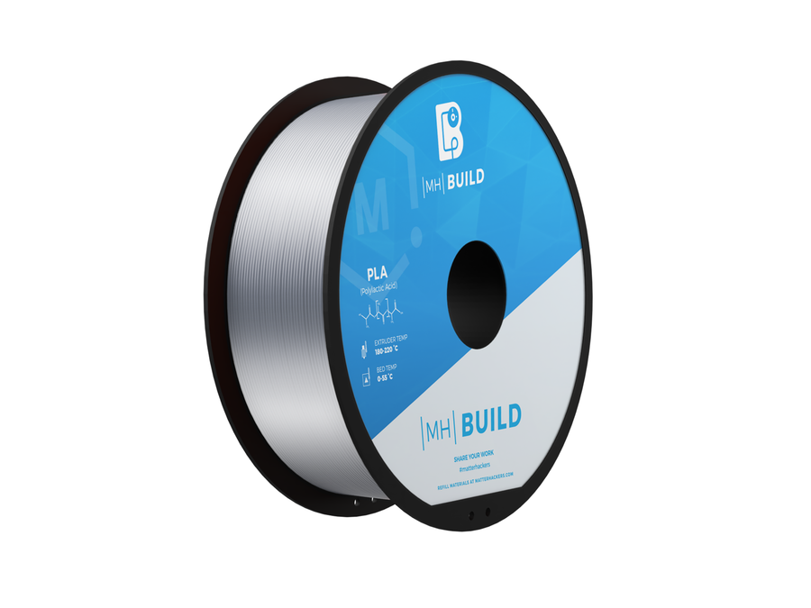 Silky Silver MH Build Series PLA Filament - 1.75mm (1kg)