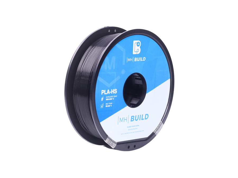 Black MH Build Series High Speed PLA-HS Filament - 1.75mm (1kg)
