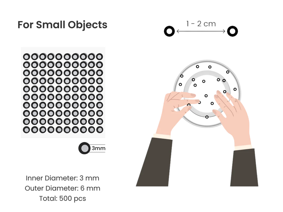 Revopoint Scanner Markers - 3mm (Sheet of 500)