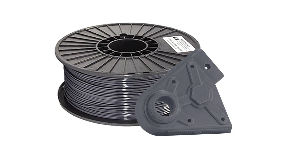 Jet Gray PRO Series PLA Filament - 2.85mm (1kg) | MatterHackers