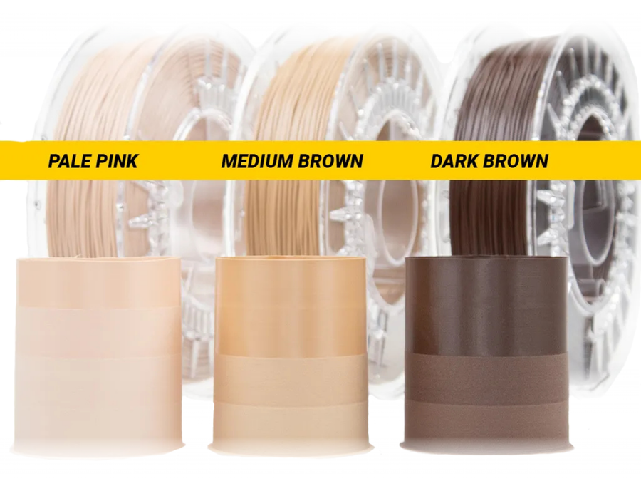 ColorFabb varioShore Prosthetic TPU Filament - 1.75mm (3 pack)