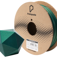 Protopasta Empire Strikes Black Silver Glitter HTPLA Filament - 1.75mm (0.5kg)