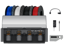 Bambu Lab AMS 2 Pro with MH PRO Series Filament 4-Pack and Buffer Kit