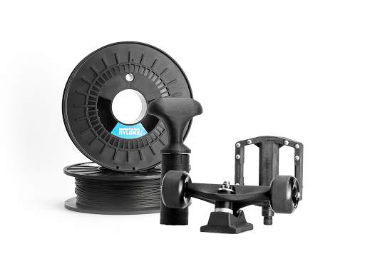 CLEARANCE - NylonX Carbon Fiber PA12 Filament (Notched Spool) - 1.75mm (0.5kg)