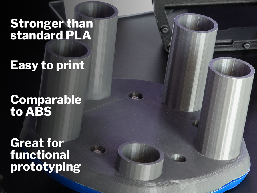 White MH Build Series Tough PLA FIlament - 1.75mm (1kg)