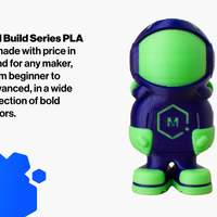 Light Blue MH Build Series PLA Filament - 1.75mm (1kg)