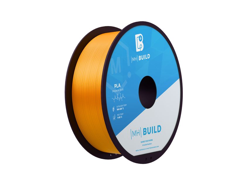 Orange MH Build Series ABS Filament - 1.75mm (1kg) | MatterHackers