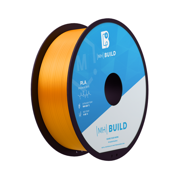 Orange MH Build Series ABS Filament - 1.75mm (1kg) | MatterHackers