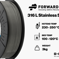 BASF Ultrafuse 316L Metal 3D Printing Filament - 1.75mm (3kg)