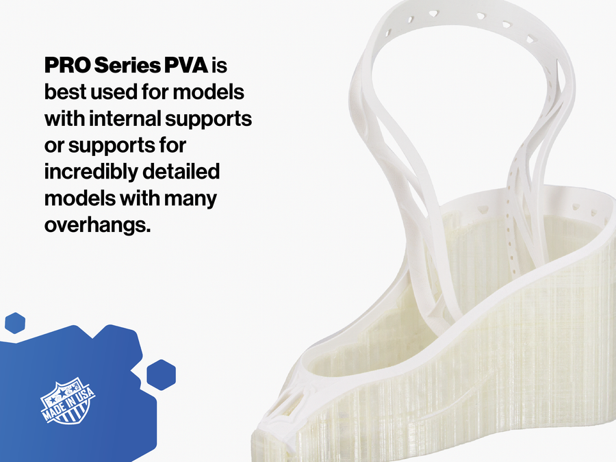 PRO Series PVA Water-Soluble Support Filament - 1.75mm (0.75kg)