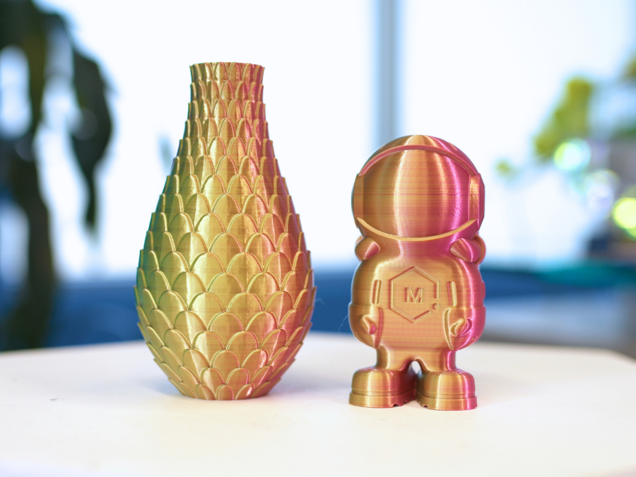 Gold Red Green Silky MH Build Series Magic PLA Filament - 1.75mm (1kg)