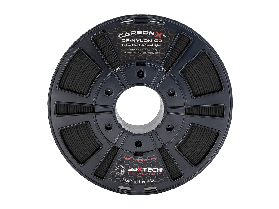 3DXTech CarbonX Carbon Fiber NYLON Filament - 1.75mm (0.75kg)
