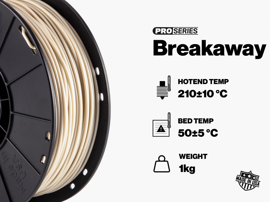 Natural PRO Series Breakaway Support Filament - 1.75mm (1kg)