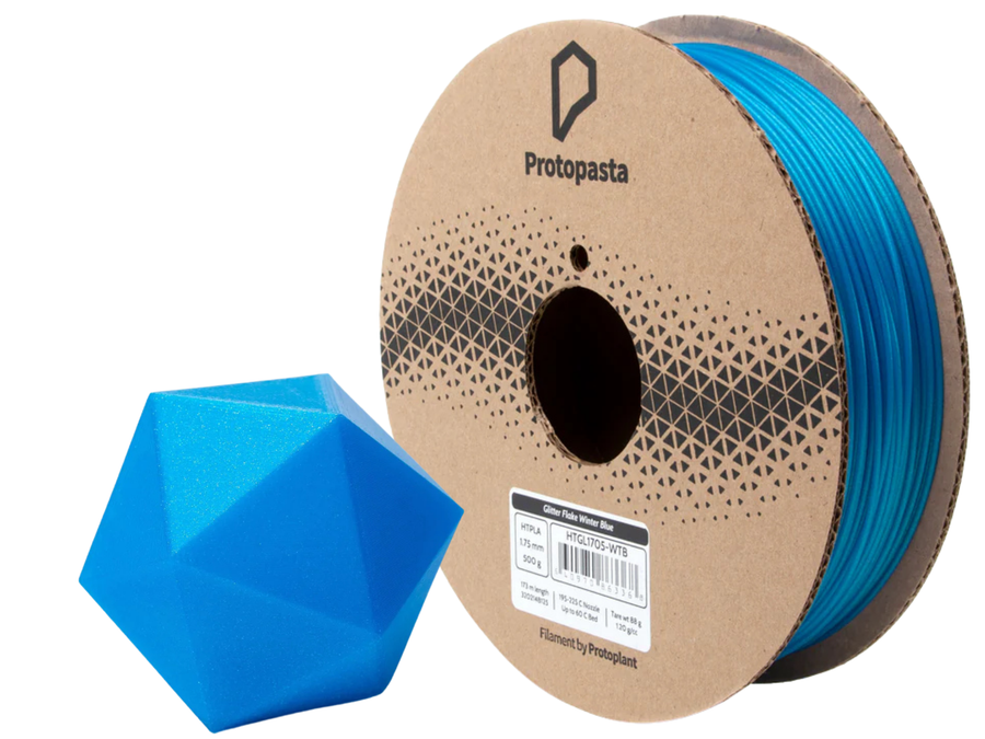 Protopasta Empire Strikes Black Silver Glitter HTPLA Filament - 1.75mm (0.5kg)