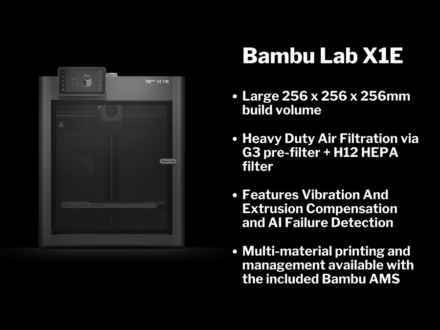 Refurbished Bambu Lab X1E 3D Printer *A Stock*