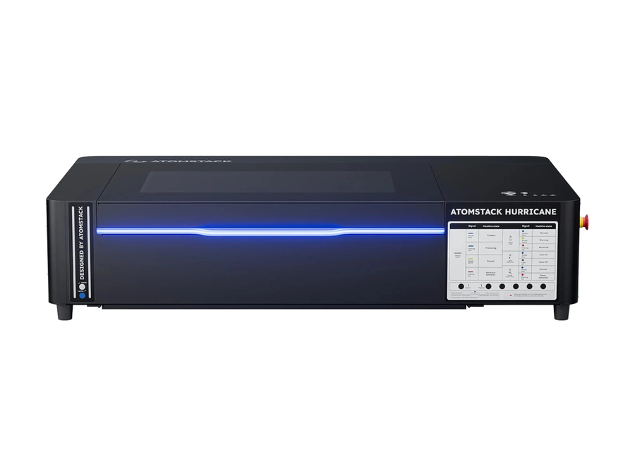 AtomStack Hurricane Laser Cutter - 55W CO2 Machine + Air Purifier