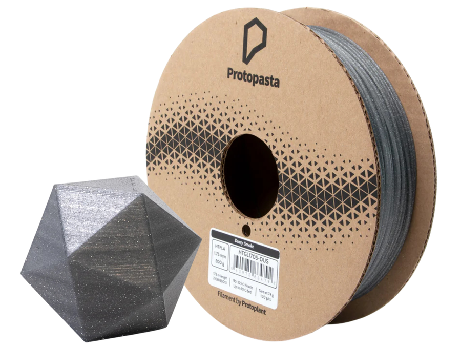 Protopasta Empire Strikes Black Silver Glitter HTPLA Filament - 1.75mm (0.5kg)