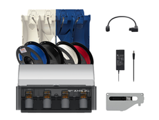 Bambu Lab AMS 2 Pro with ThriftyMake Filament 4-Pack, Buffer Kit, and Hydra Adapter