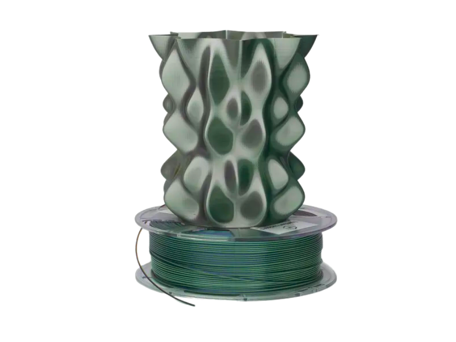 Gold Green Black Silky MH Build Series Magic PLA Filament - 1.75mm (1kg)