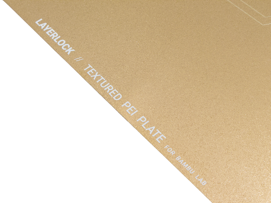 LayerLock Textured PEI Build Plate for Bambu Lab A1 / P1 / X1 Series