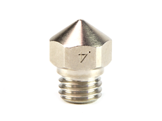 Micro Swiss Plated Brass Wear Resistant MK10 Nozzle for FlashForge - 0.40mm
