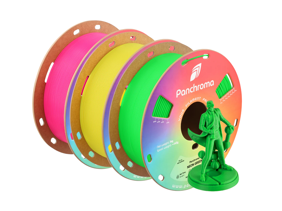 PolyMaker Panchroma Neon Yellow PLA Filament - 1.75mm (1kg)