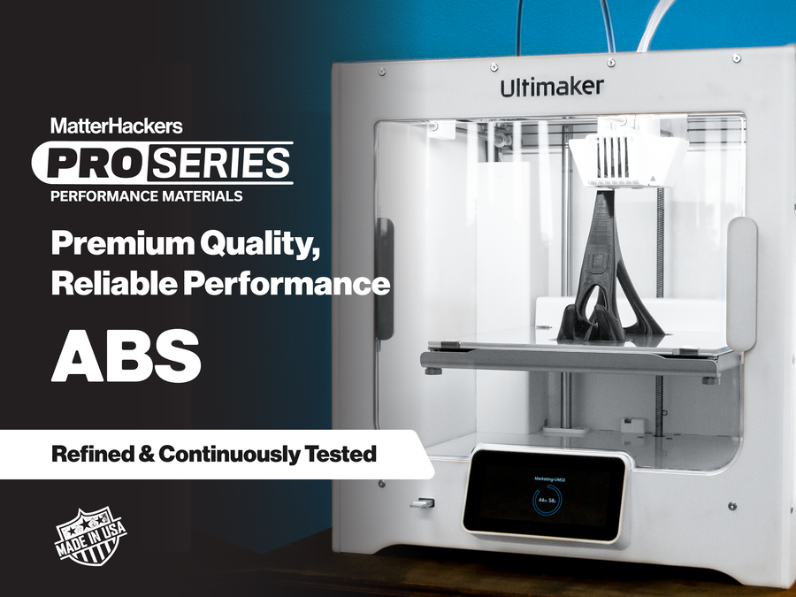 Gray PRO Series ABS Filament - 1.75mm (1kg)