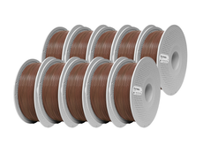 Bambu Lab Dark Brown Matte PLA Filament 10 Pack - 1.75mm (1kg)
