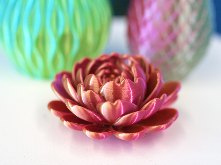 Gold Magenta Silky MH Build Series Magic PLA Filament - 1.75mm (1kg)